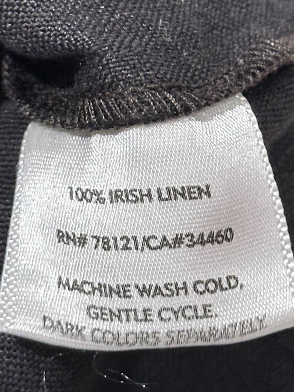 Eileen Fisher Irish Linen Button Down Top - Picture 5 of 8